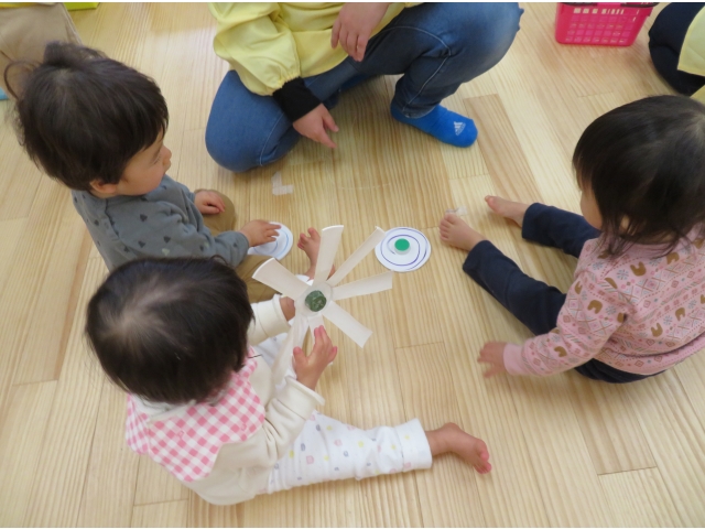 子ども手作りのこま☆
