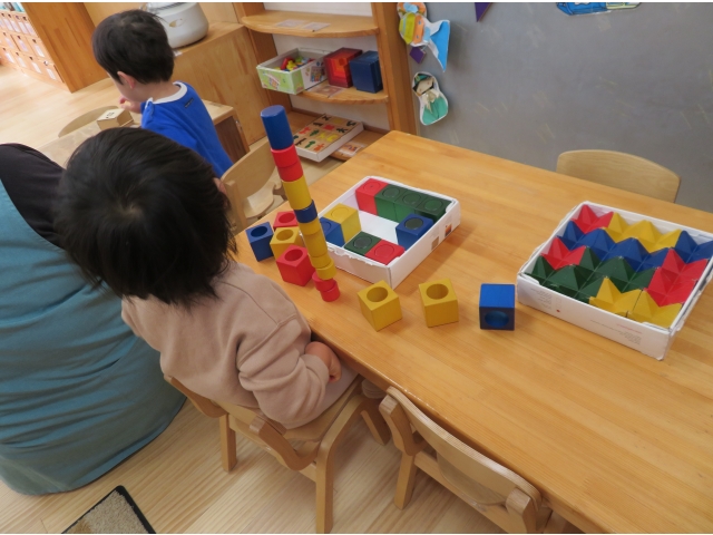 高く積むよ