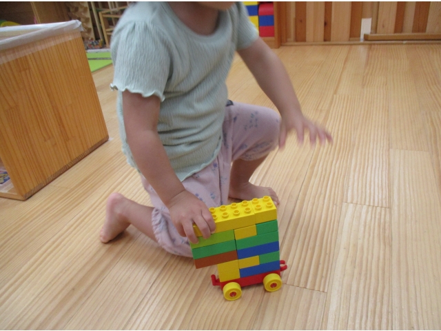 ブロックで作った車🚙