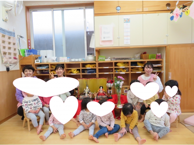 おひなさまと一緒に