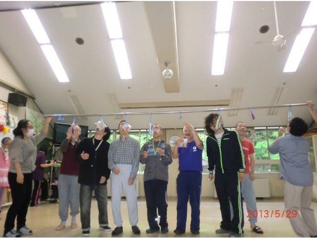 明知名物（？）パン食い競争