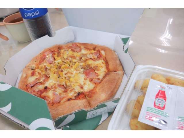 ピザ＆ポテト＆ジュース