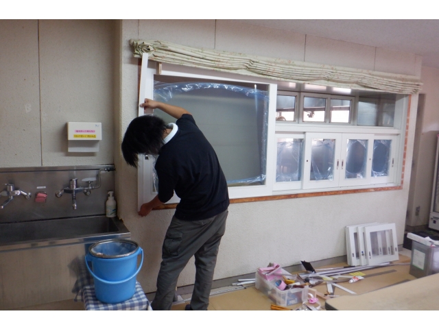枠の張り替え