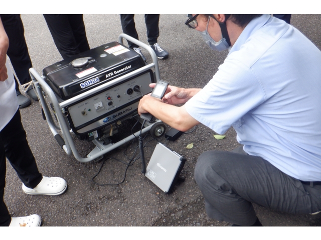 衛生電話の使用方法確認しました！