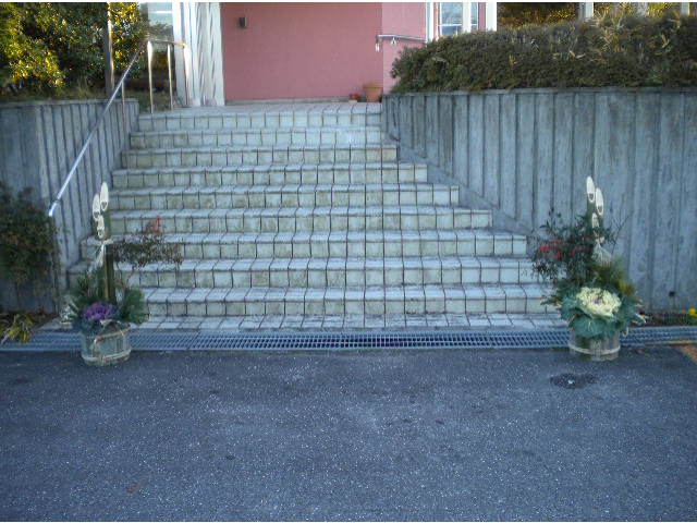 門松の設置完了