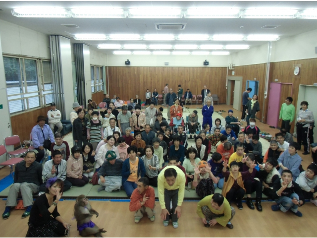 サルの金太郎くんと記念撮影！！