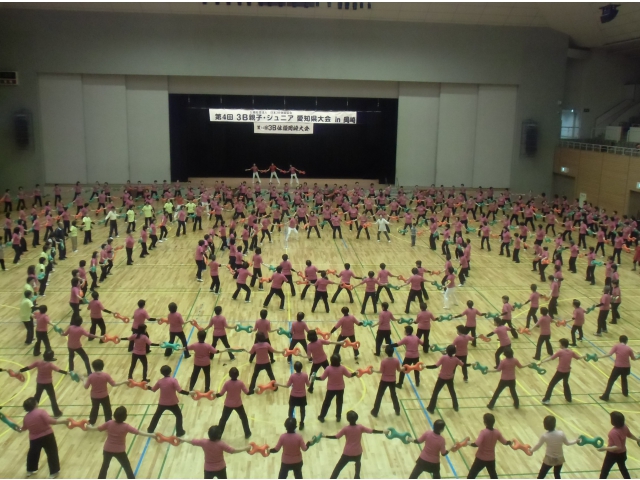 迫力ある会員様のパフォーマンス