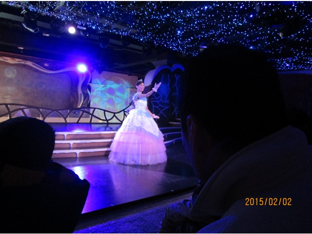 綺麗な女性の綺麗な舞に…