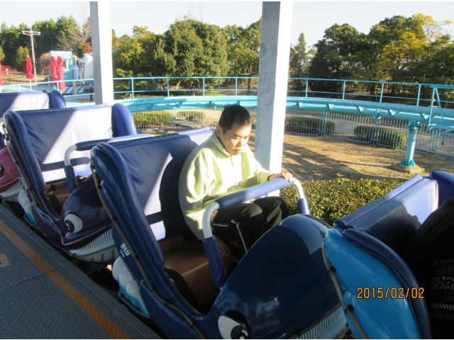 まさかのジェットコースターひとり乗り(^O^)