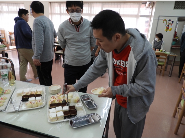 ご自身で好きなものを取っていただきました。