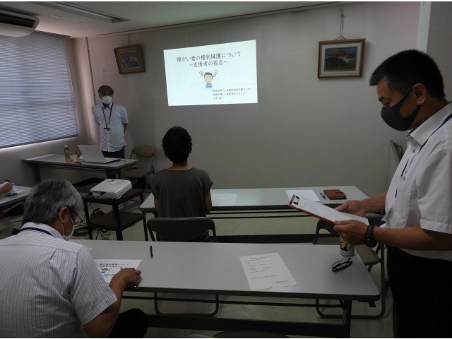 次長より開催の挨拶です。