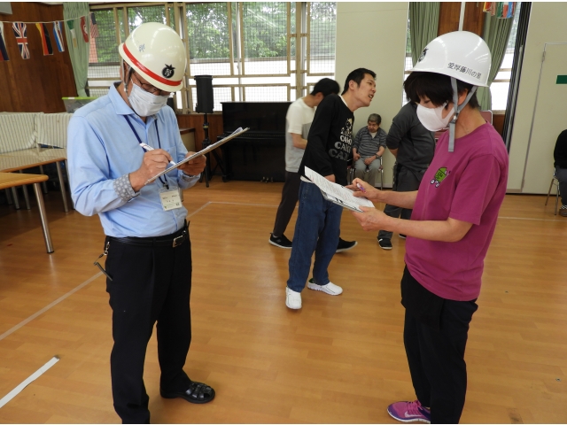 避難誘導完了