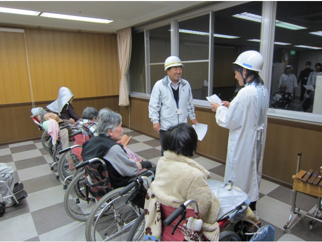 無事避難誘導終了しました