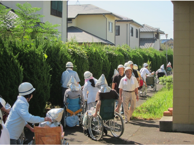 慌てず避難を…