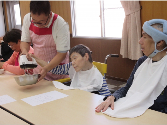 「利用者様と協同で行っています」