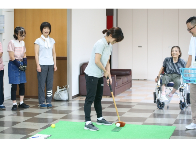 コースをよく狙って