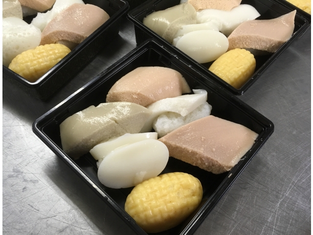 ソフト食のお寿司も
見た目を大切に
