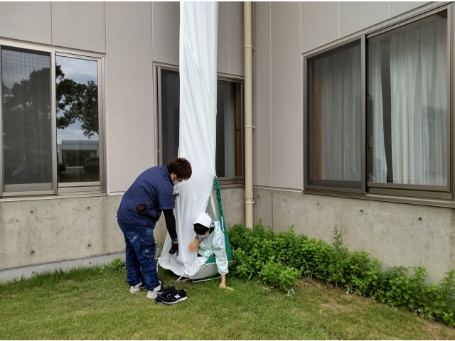 避難用滑り台