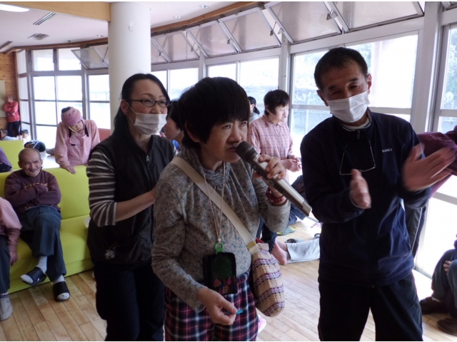 手拍子で応援!(^^)!