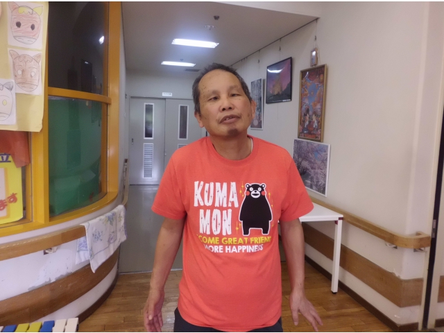人気のくまモンＴシャツＧＥＴ！
とっても似合ってます！