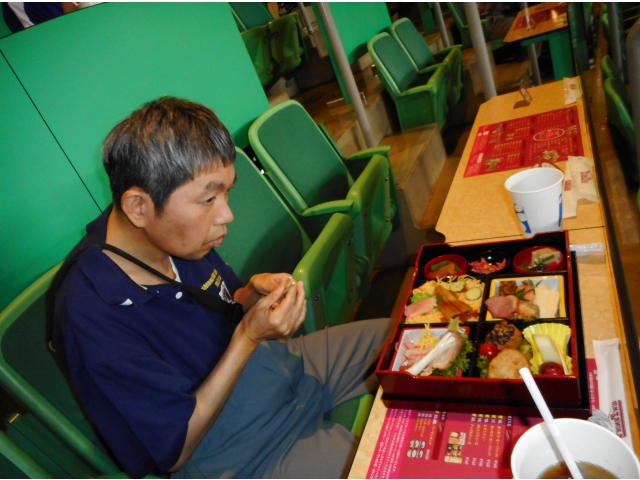野球も大事だけどお弁当も大事！