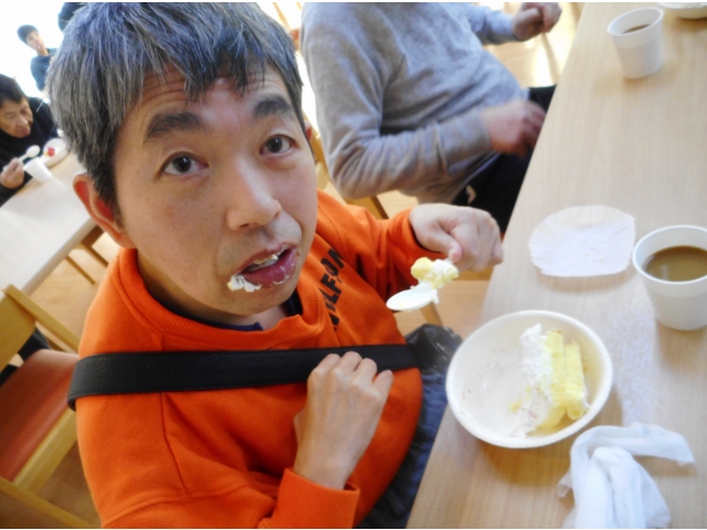 ゆっくり食べて下さいね
