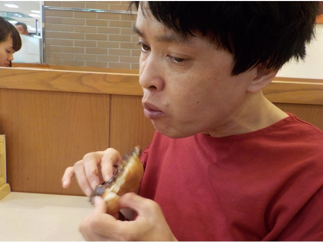 美味しくって夢中です