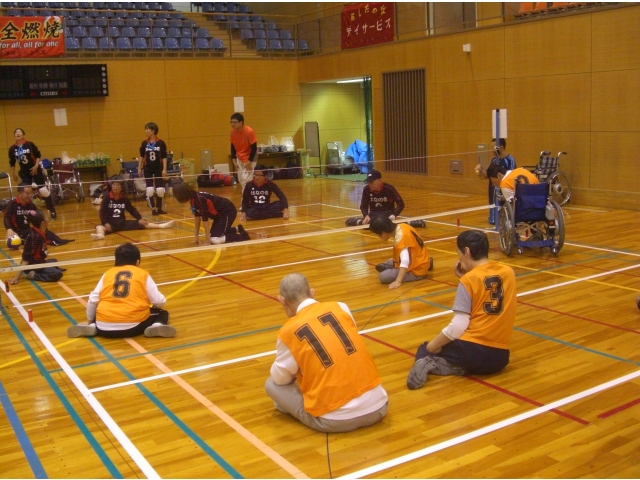 第一試合は同じ事業団の施設、はなのきの里！完敗でした…