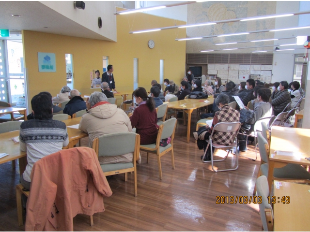 『班別説明会』　
　　就労班長より説明