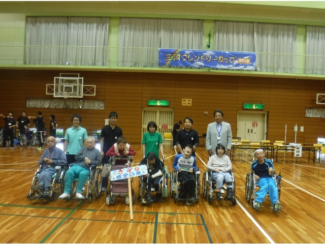 　施設を代表して大会に参加しました。
