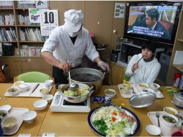 手作り秘伝のスープは大好評！
