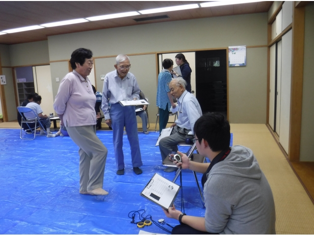 バランスのテストを行っています