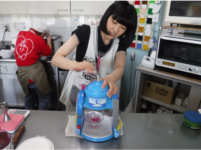 旧かき氷機