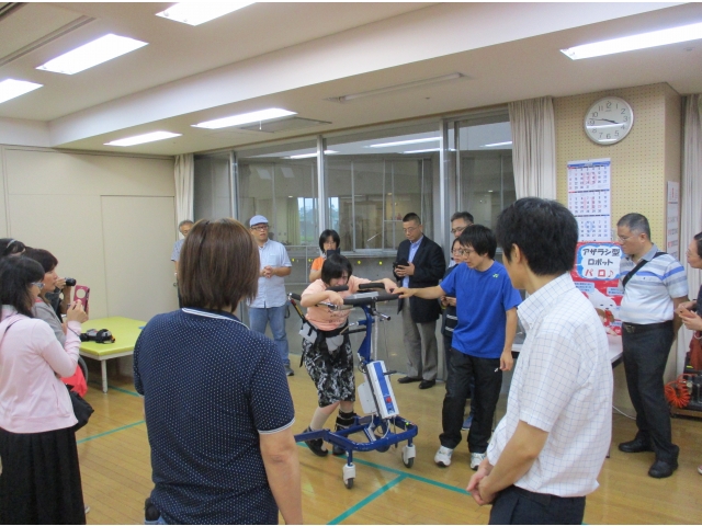 介護ロボットの見学