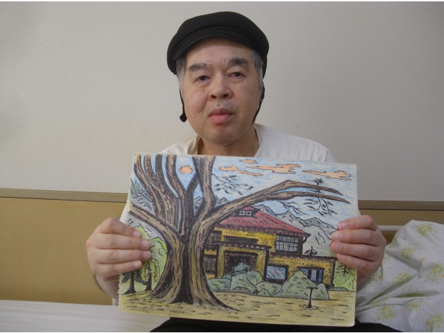 これは自分で想像して描いた頭の中の風景です♪