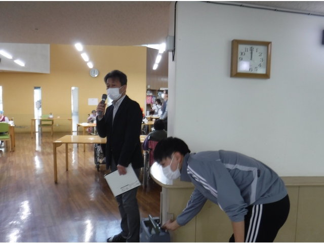 所長の挨拶！