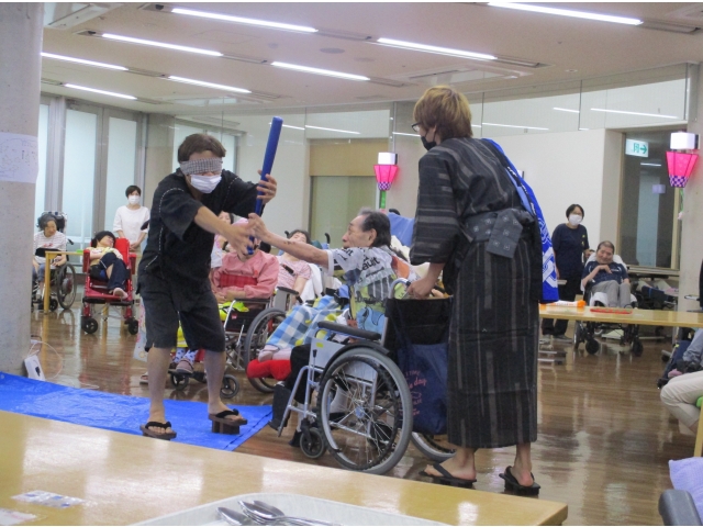 利用者様から手助けが