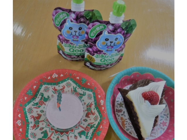ムースとケーキ