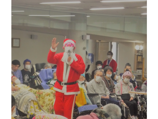 所長サンタの挨拶🎅