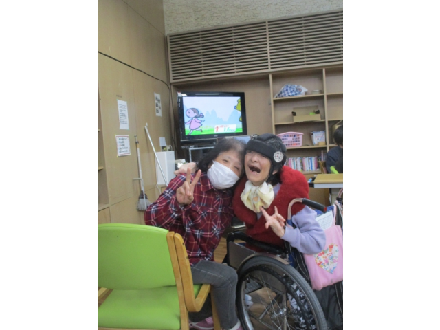 一緒に歌ったり･･･