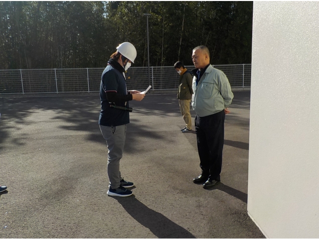 安否及び避難状況を報告。