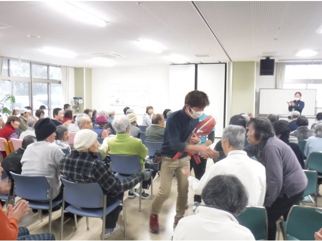 退場のシーン