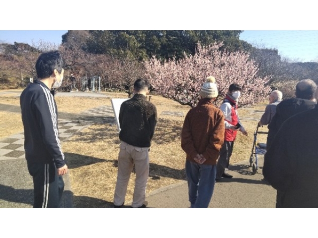 散策に出発します