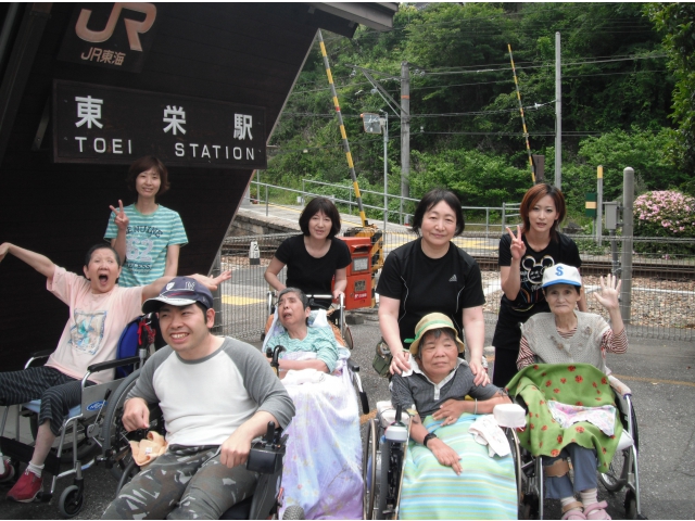 東栄駅で集合！