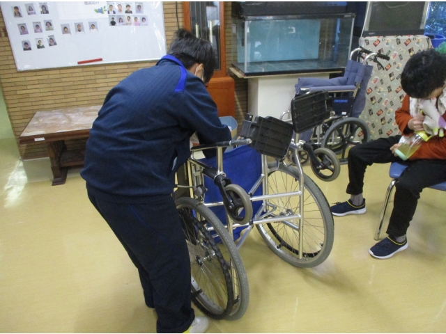 車いす清掃
