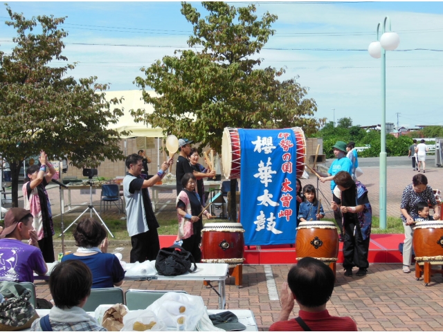 木曾岬櫻華太鼓さん