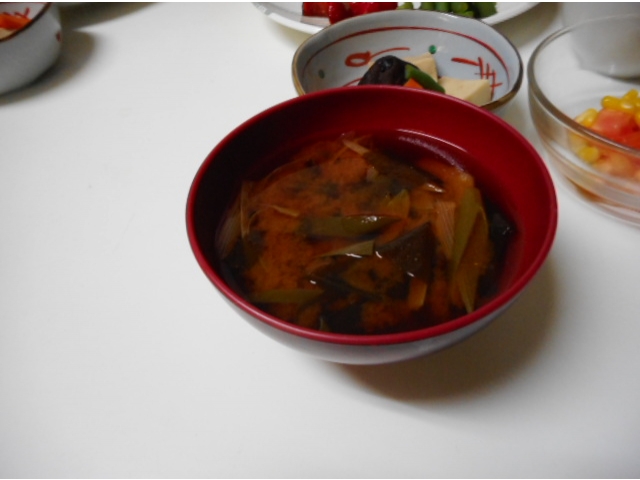 お味噌汁です。