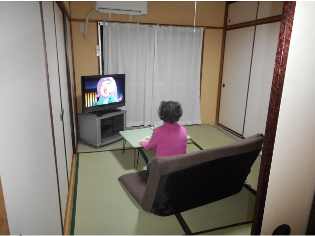 2DKで、寛いでいます。