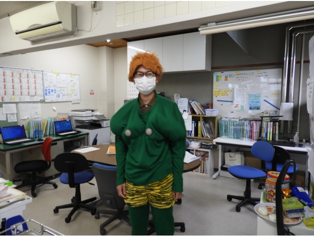 なで肩緑鬼