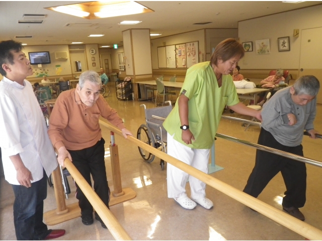 皆さん頑張って訓練中です！